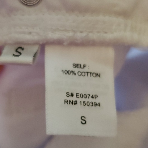 Ecru Lab Lace Up Distressed Shorts Size Small - Picture 10 of 11